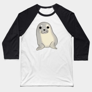 Cute Seal Drawing Baseball T-Shirt